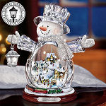 Thomas Kinkade Animated Snowman Figure