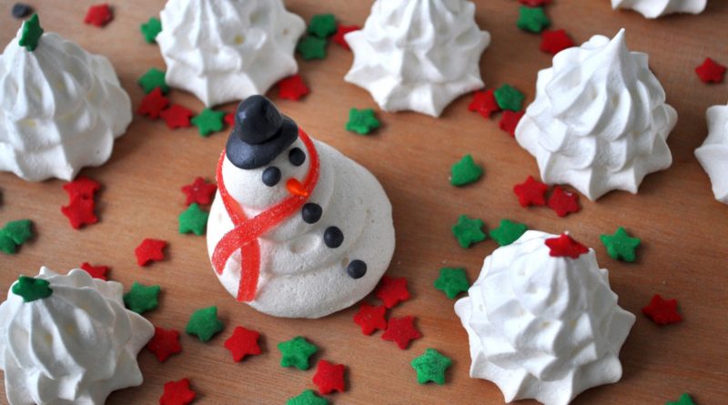 Meringue Snowman, Meringue , Christmas Decorating Ideas, Christmas Recipe